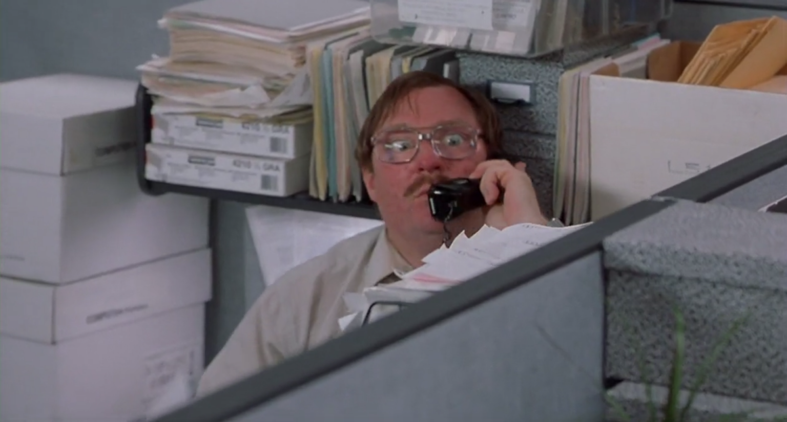 office space zoom background video