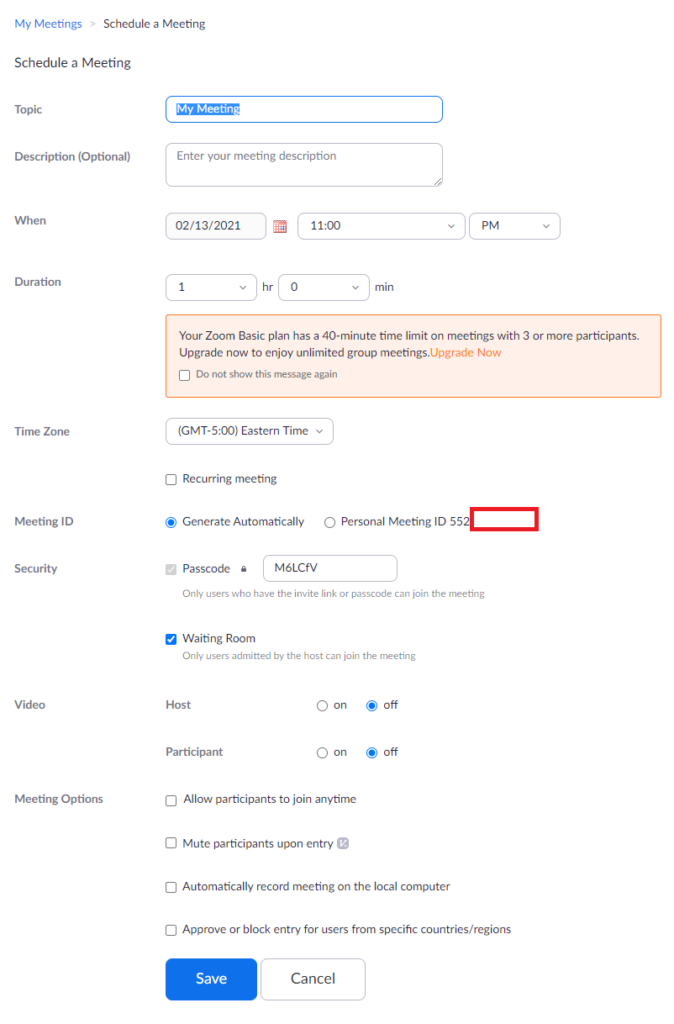 how to do zoom meeting